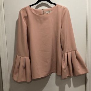Ann Taylor Loft Balloon Sleeve Womens Blouse